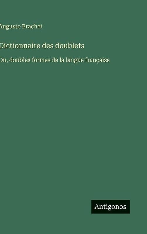Dictionnaire des doublets