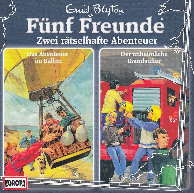 Fünf Freunde: Das Abenteuer im Ballon / Der unheimliche Brandstifter - Enid Blyton [2 CDs]