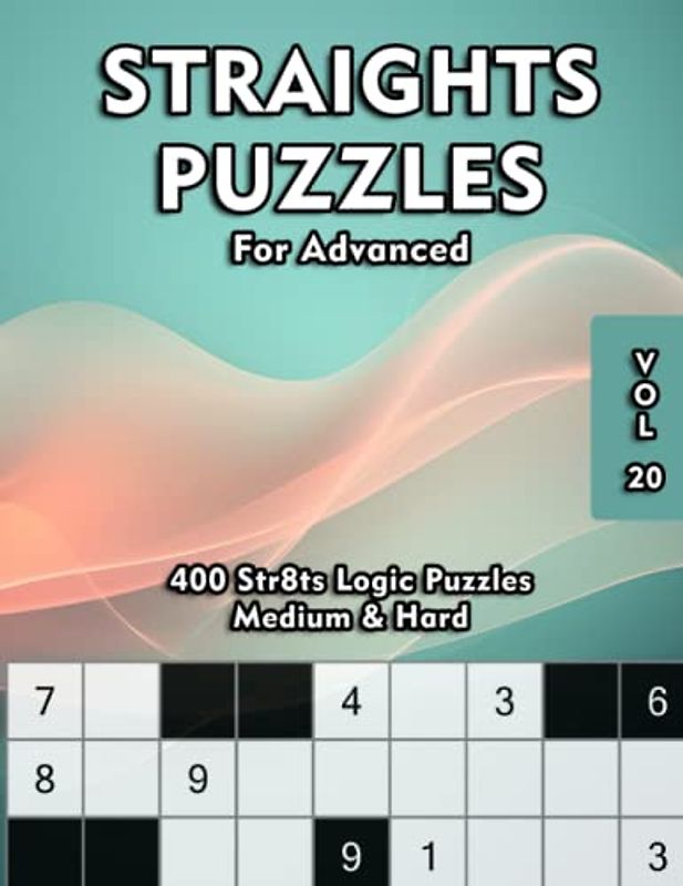 Str8ts: Medium & Hard Puzzles for Adults & Clever Kids