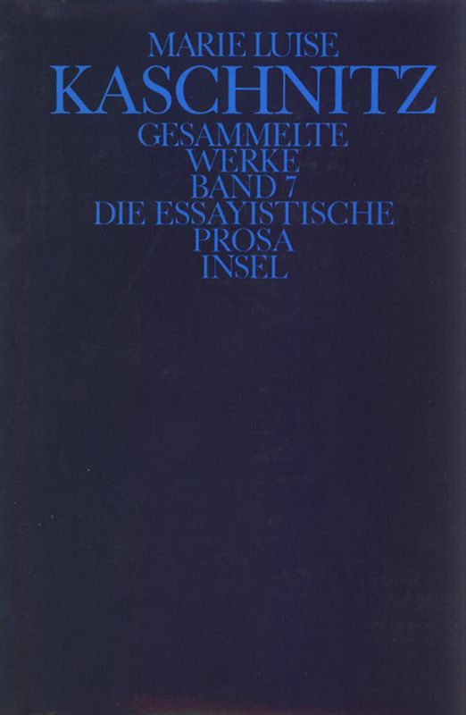 Gesammelte Werke in sieben Bänden