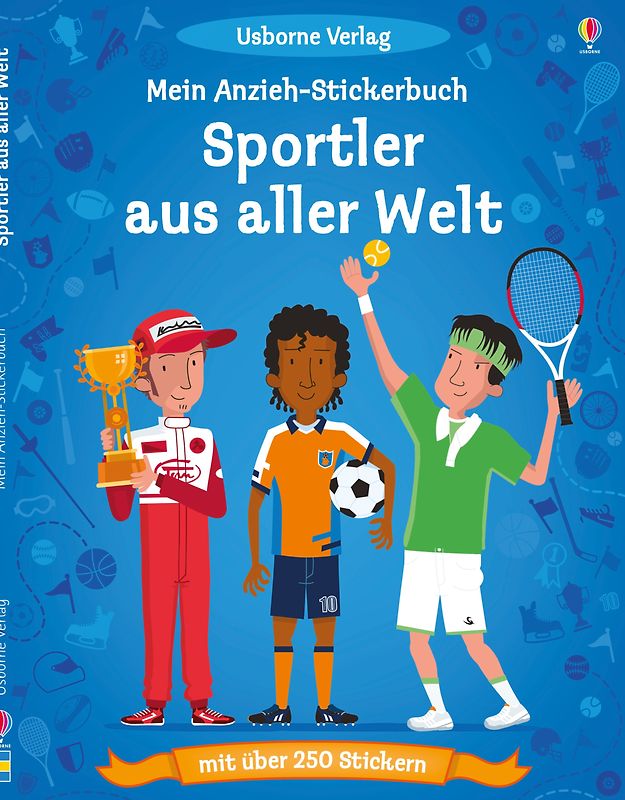 Mein Anzieh-Stickerbuch: Sportler aus aller Welt