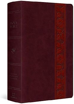 ESV Giant Print Personal Size Bible, Red Letter (Trutone, Mahogany, Trellis Design)