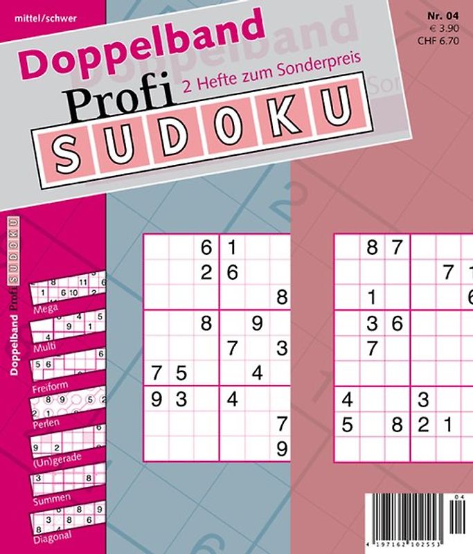 Profi-Sudoku Doppelband Nr. 4