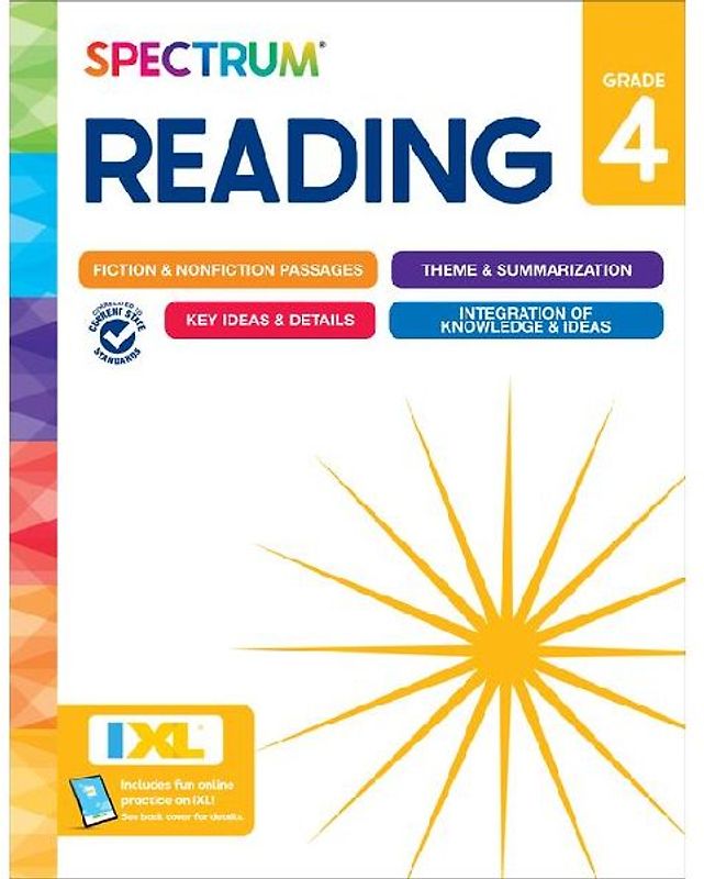 Spectrum Reading Workbook, Grade 4