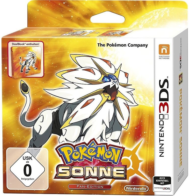 Pokémon Sonne [Fan Edition inkl. Steelbook] Nintendo 3DS