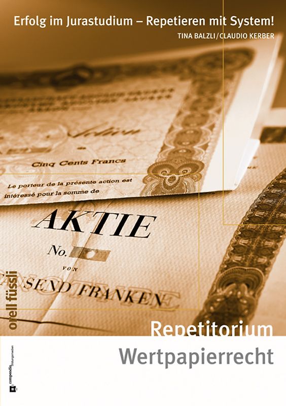 Repetitorium Wertpapierrecht