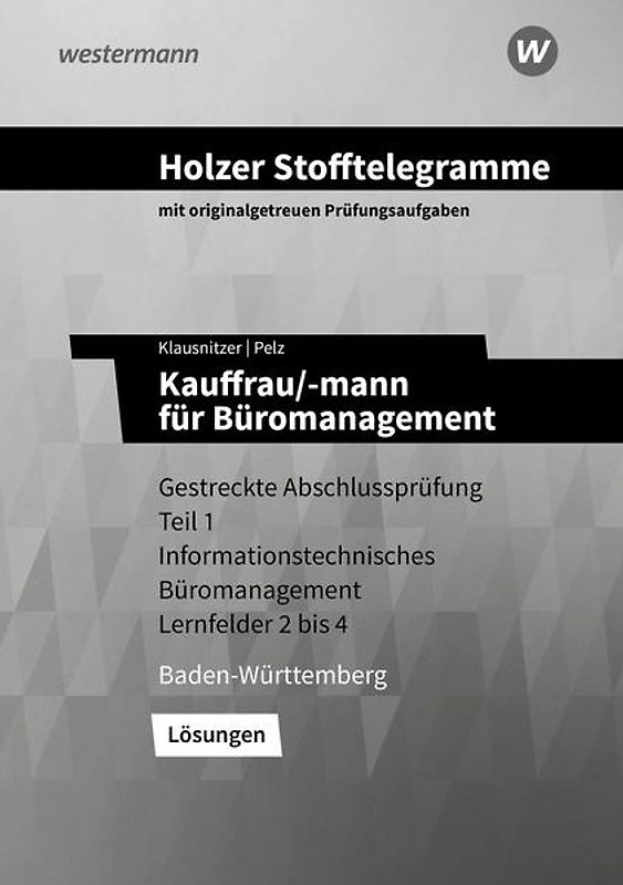 Holzer Stofftelegramme Baden-Württemberg – Kauffrau/-mann für Büromanagement
