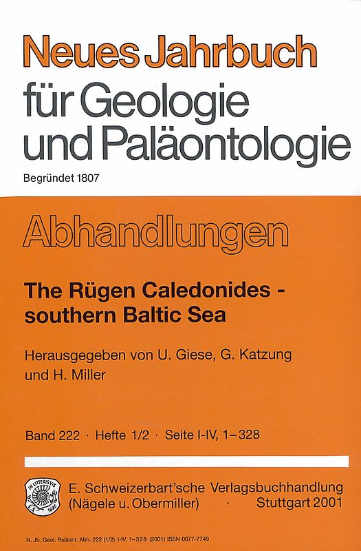 Neues Jahrbuch für Geologie und Paläontologie / The Rügen Caledonides - southern Baltic Sea