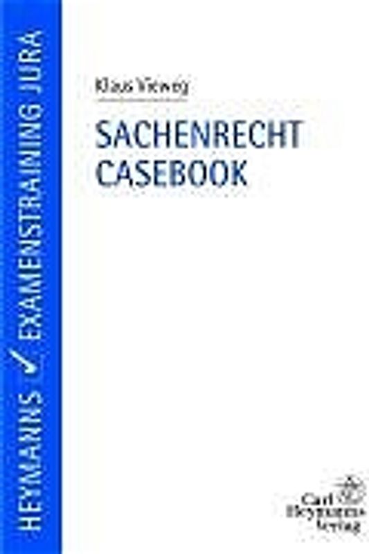 Casebook Sachenrecht