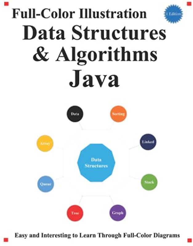 Full-Color Illustration Data Structrues & Algorithms Java: Easy and Interesting to Learn Through Full-Color Diagrams (Java Foundation Design Patterns & Data Structures & Algorithms, Band 3)