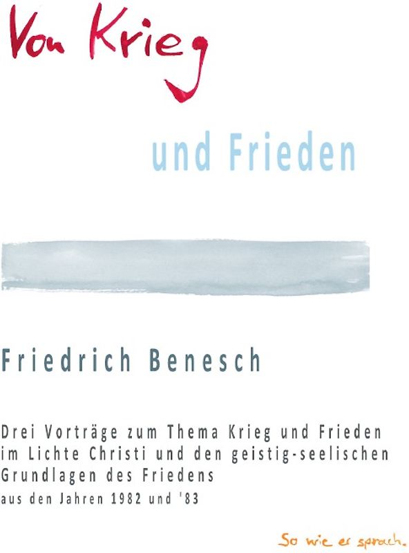 Von Krieg und Frieden