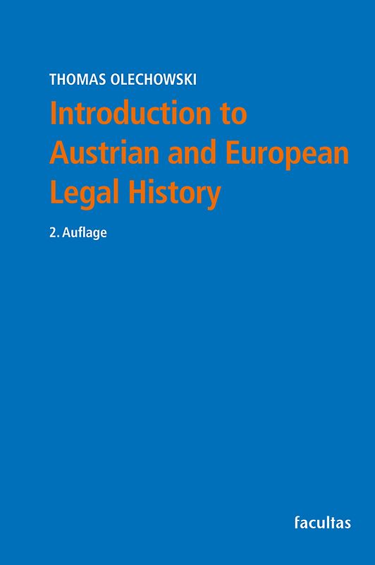 Introduction to Austrian and European Legal History