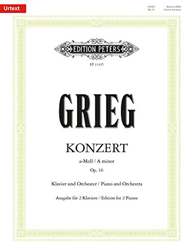 Konzert a-Moll op. 16 -für Klavier und Orchester