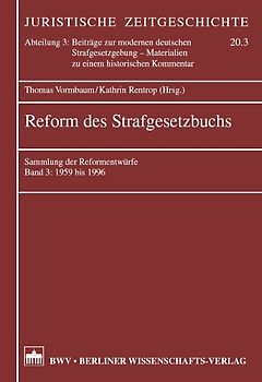 Reform des Strafgesetzbuchs