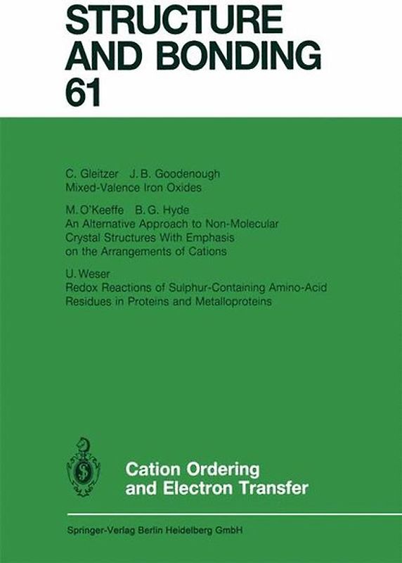 Cation Ordering and Electron Transfer