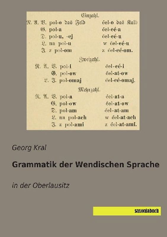 Grammatik der Wendischen Sprache