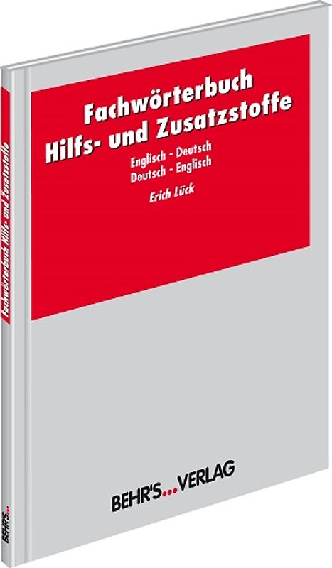 Fachwörterbuch Hilfs- und Zusatzstoffe