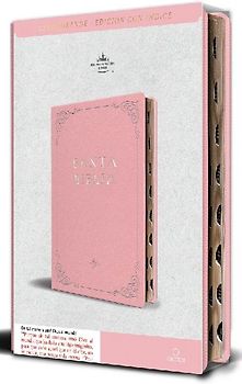 Biblia Rvr 1960 Letra Grande Tamaño Manual, Piel Rosada Con Índice / Spanish Bible Rvr 1960 Handy Size Large Print Leathersoft Pink with Index