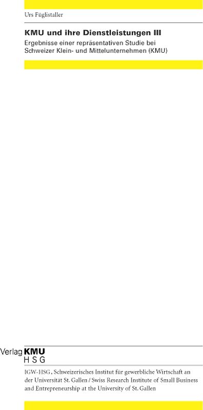 KMU und ihre Dienstleistungen III