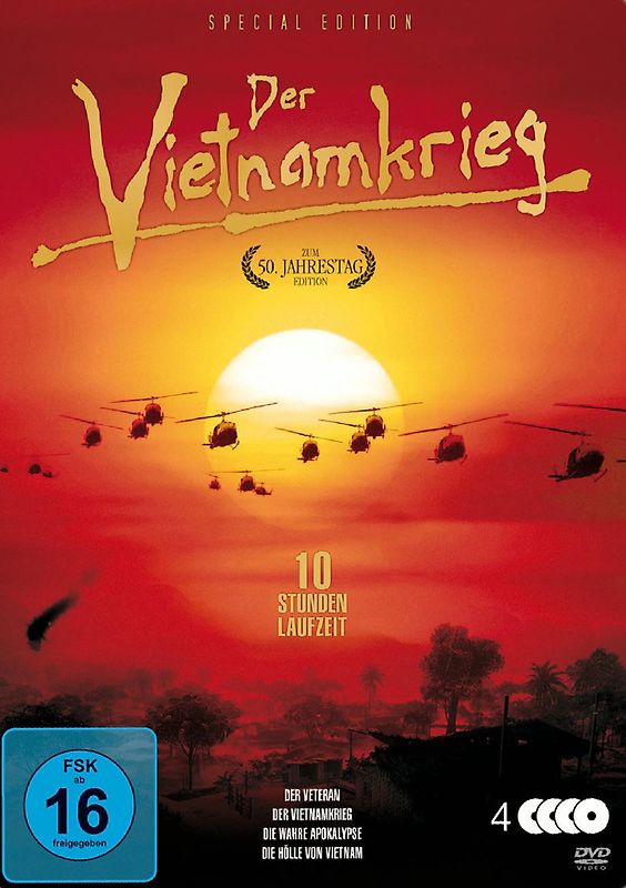 Der Vietnamkrieg - 50 Jahre-Edition [3 DVDs, Steelbook] DVD