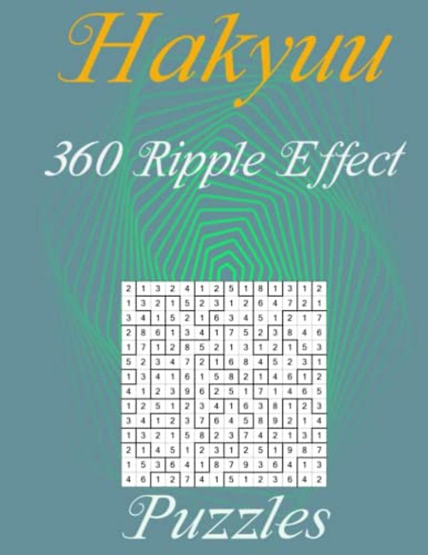 360 HAYUU – RIPLE EFFECT PUZZLES: A Mental Workout to Relax and Unwind