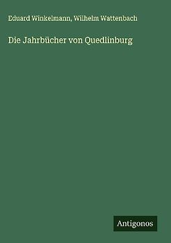 Die Jahrbücher von Quedlinburg