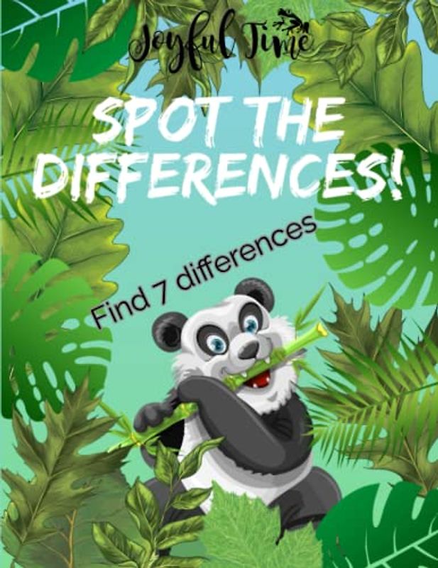 Spot the Differences!: 7 Differences x 88 Images = 616 Differences | Color book | Activities for Kids: for memory, concentration and reasoning | From 4 years old (Spot the Differences for Kids)