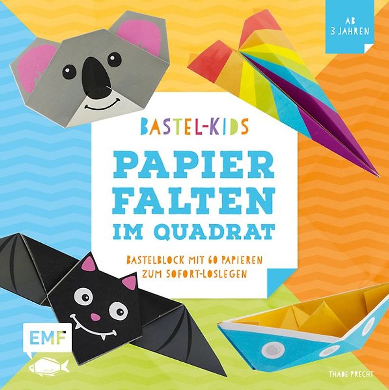Papierfalten im Quadrat – Bastel-Kids