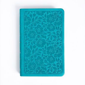 KJV Personal Size Bible, Teal Leathertouch