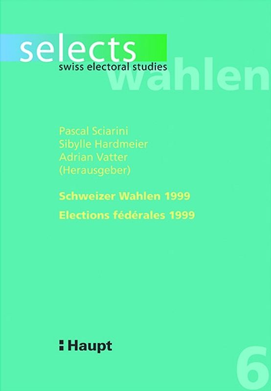 Schweizer Wahlen 1999 /Elections fédérales 1999