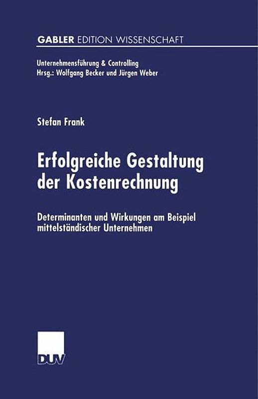 Erfolgreiche Gestaltung der Kostenrechnung