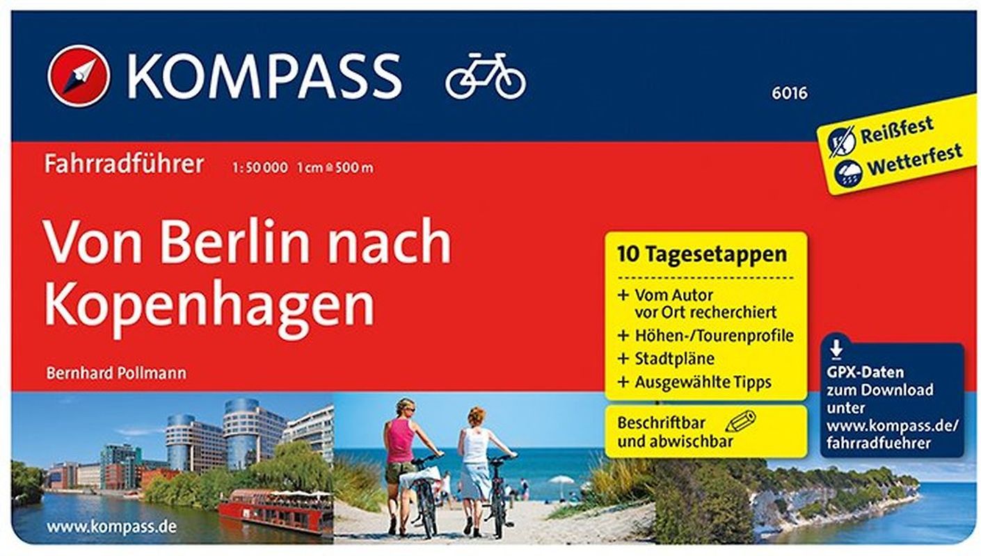 KOMPASS Fahrradführer Von Berlin nach Kopenhagen