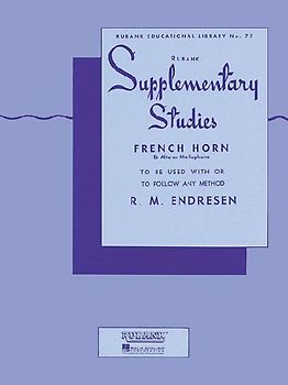 Supplementary Studies - French Horn in F or E-Flat and Mellophone