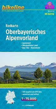 Radkarte Oberbayerisches Alpenvorland (RK-BAY16)