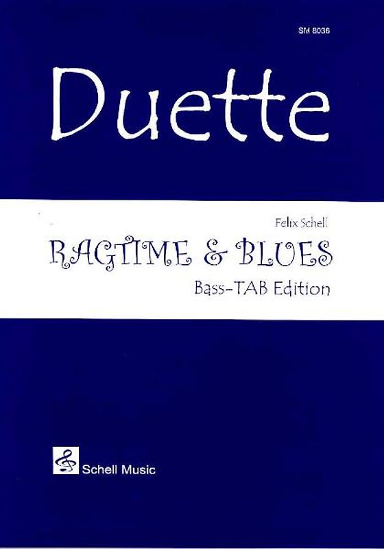 Duette: Ragtime & Blues. Bass-TAB-Edition