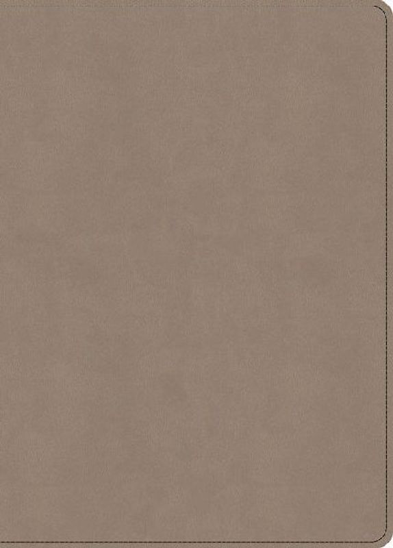 KJV Single-Column Wide-Margin Bible, Sand Leathertouch