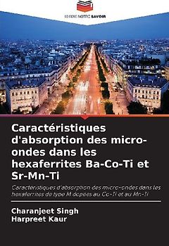 Caractéristiques d'absorption des micro-ondes dans les hexaferrites Ba-Co-Ti et Sr-Mn-Ti