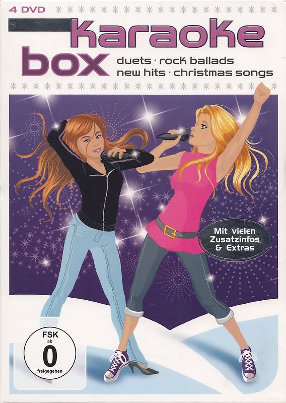 Karaoke Box - Duets, Rock Ballads, New Hits und Christmas Song [4 DVDs] DVD