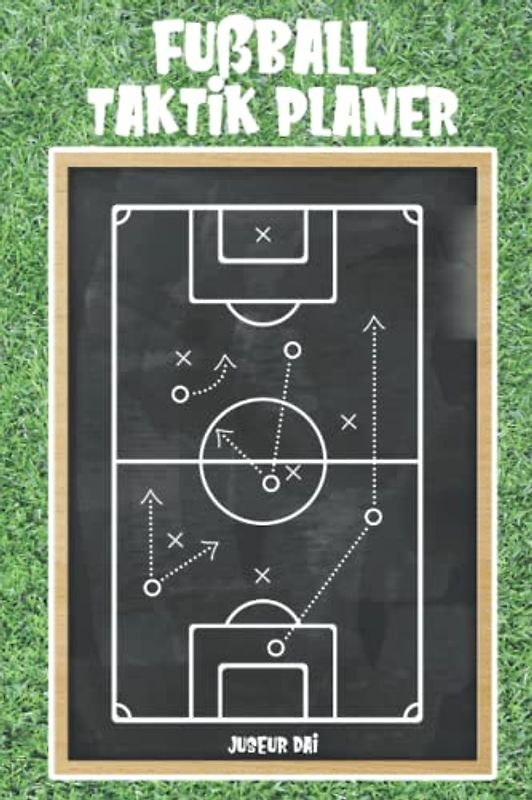 Fußball Taktik Planer: Deine Standard Ausrüstung für jedes Spiel Deiner Mannschaft | Fussball Zubehör als Geschenk für wahre Fans