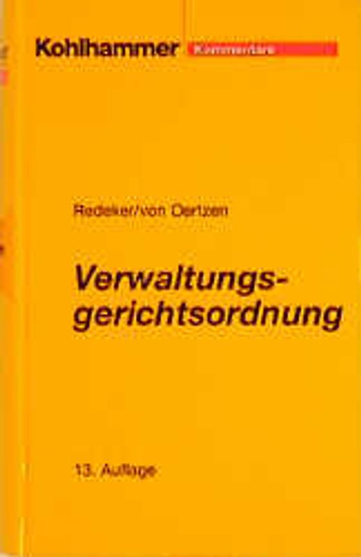 Verwaltungsgerichtsordnung