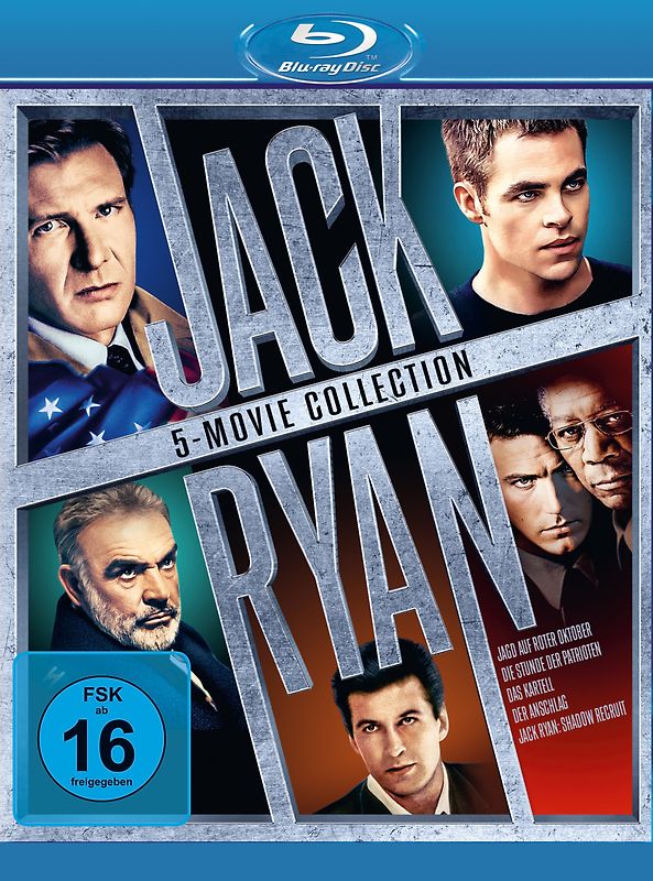 Jack Ryan 5 Movie Collection [5 Discs] Blu-ray Disc