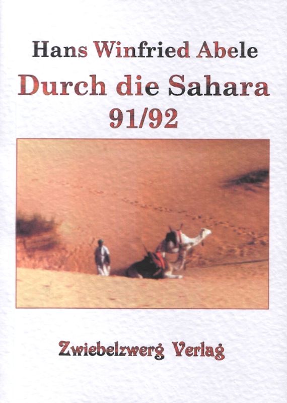 Durch die Sahara 91 /92