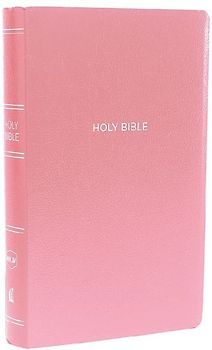 NKJV, Gift and Award Bible, Leather-Look, Pink, Red Letter Edition