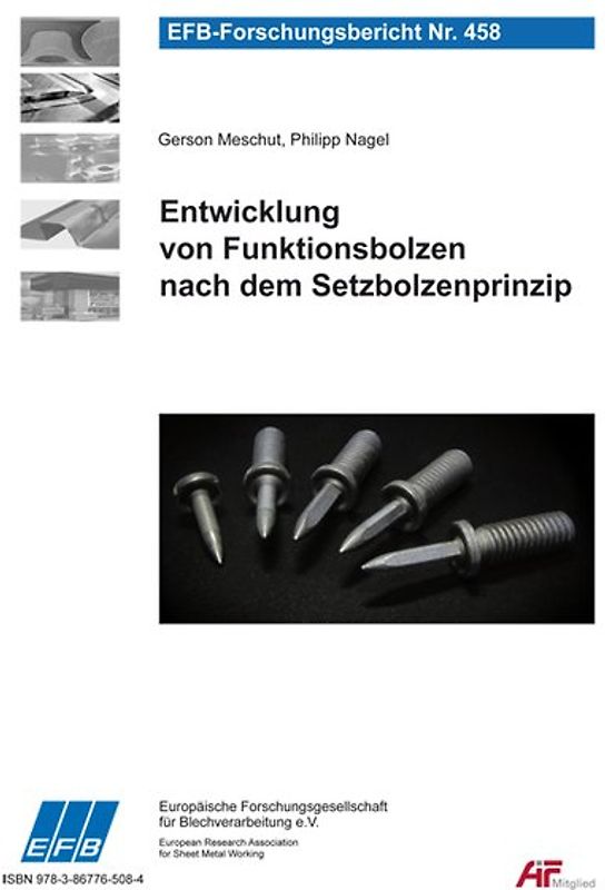Entwicklung von Funktionsbolzen nach dem Setzbolzenprinzip