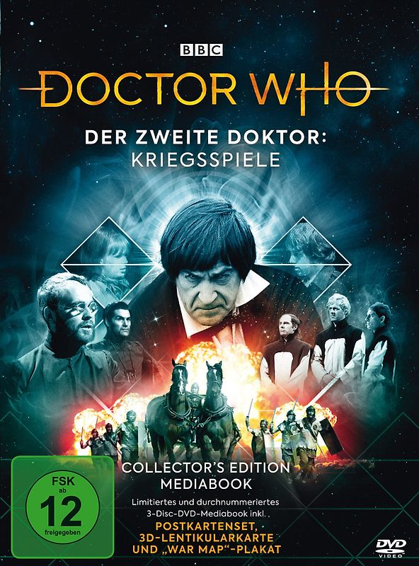 Doctor Who [Zweiter Doktor] - Kriegsspiele [Collector's Edition Mediabook, 3 DVDs] DVD