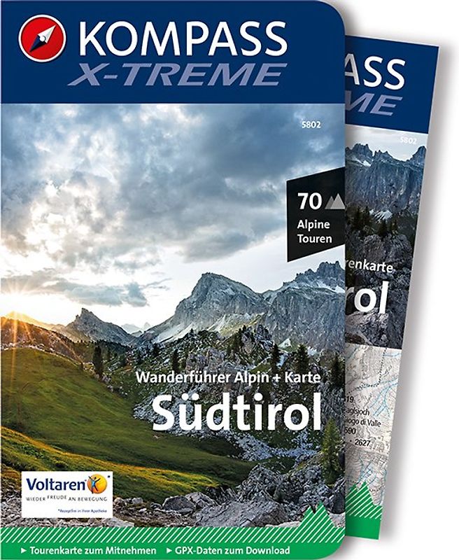 KOMPASS Wanderführer X-treme Südtirol, 70 Alpine Touren