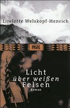 Licht über weißen Felsen