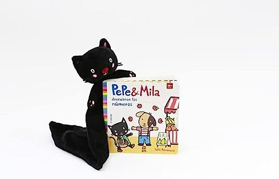 Pack con Doudou Pepe&Mila pasan el día en la granja (Pepe y Mila)