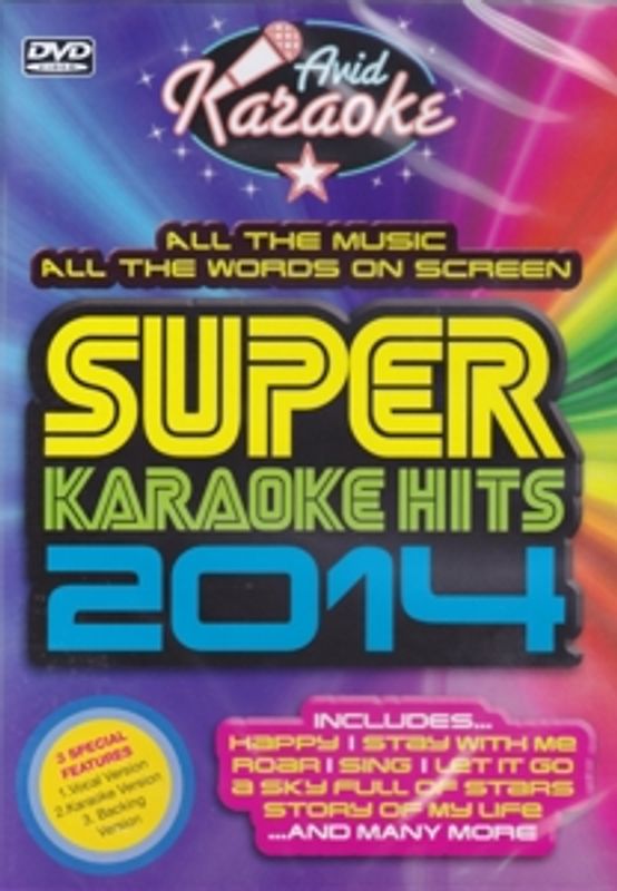 Super Karaoke Hits 2014 [DVD] DVD