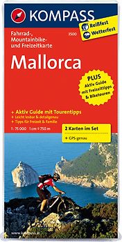 KOMPASS Fahrradkarte 3500 Mallorca (2 Karten im Set) 1:70.000